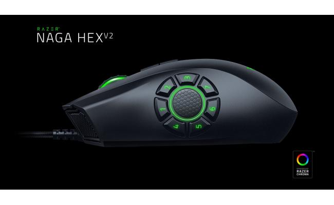 Razer Naga Hex V2 - Multi-color MOBA Gaming Mouse
